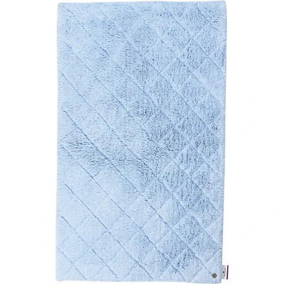 Abbildung von TOM TAILOR HOME Badematte »Cotton Diamond« Höhe 20 mm rutschhemmend beschichtet fußbodenheizungsgeeignet strapazierfähig Uni Farben, Pastell Rauten, reine Baumwolle, weich &amp; kuschelig