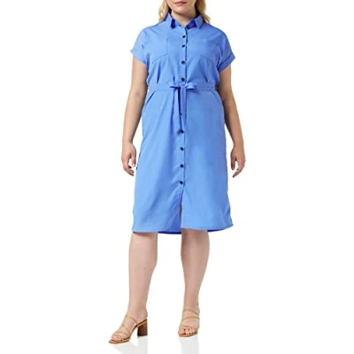 Abbildung von ONLY Hannover NOOS WVN Blusenkleid, Damen, Größe: 38, Ultramarine