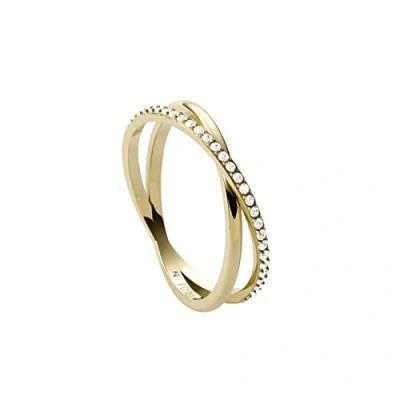 Abbildung von Fossil Ring goldcoloured, Damen, Größe: 56, Gold coloured