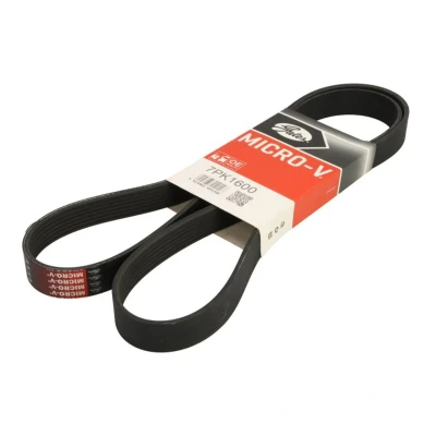 Abbildung von GATES 7PK1600 Keilrippenriemen 1600 7 Polyester, EPDM (Ethylen Propylen Dien Kautschuk) RoadMax Value Line RENAULT: MEGANE 3 Grandtour