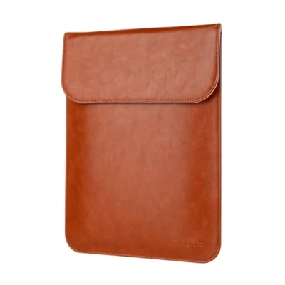 Abbildung von Allinside 11 12 Zoll Hülle Tasche wasserdichte Laptophülle für MacBook Air 11&quot;/ 12&quot;/ Notebook, Braun