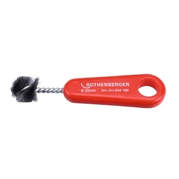 Abbildung von ROTHENBERGER Industrial Kupferrohr Innenbürste, zum schnellen Reinigen der Lötfittinge, 22 mm, 854186