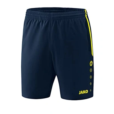 Abbildung von JAKO Unisex Jugend Konkurrence 2.0 Shorts, Marine/Neongelb, 152 EU