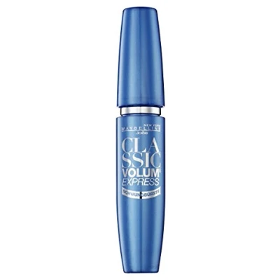 Abbildung von Maybelline New York Schwarze Wimperntusche für Schwung und Volumen, Mit Schwungbürste Pro Keratin, Classic Volum&#039; Express, Black, 1 x 10 ml