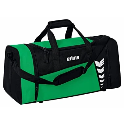 Abbildung von Erima Unisex Six Wings geräumige Sporttasche, smaragd/schwarz, L