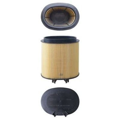 Abbildung von MAHLE ORIGINAL LX 2974 Luftfilter 179,8 161,8, 118 Filtereinsatz PORSCHE: Panamera, 911 Coupe