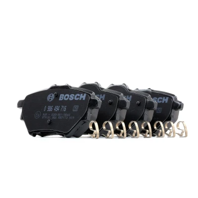 Abbildung von BOSCH 0 986 494 716 Bremsbelagsatz Low Metallic mit Anti Quietsch Blech, Montageanleitung PEUGEOT: 308 II SW Box Body / Estate, 3008 Off Road