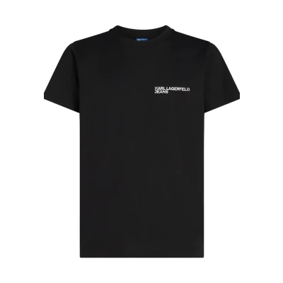 Abbildung von Karl Lagerfeld Jeans LOGO Tshirt print, Herren, Größe: XL, Black