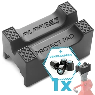 Abbildung von PLANGER® Gummiauflage Unterstellbock Universal 1x Protect PAD Für Fast alle Unterstellböcke geeignet Perfekter Schutz + VENTILKAPPEN