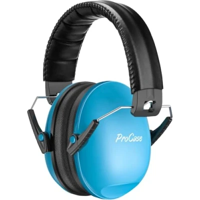Abbildung von ProCase Kinder Gehörschutz NRR 21dB Lärmschutz für 3 12 Jahren Ohrenschützer Kapselgehörschutz Schlaf, Reisen &amp; Karnevalsumzügen Autismus Noise Cancelling