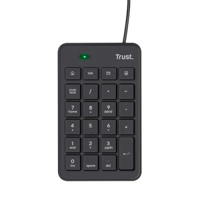 Abbildung von Trust 22221 Xalas USB Zehnertastatur, schwarz
