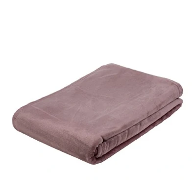 Abbildung von Gözze Wohn und Kuscheldecke, Memphis, Hohes Stoffgewicht 300 g/m², 180 x 220 cm Altrosa