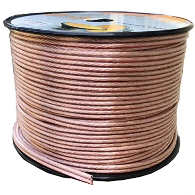 Abbildung von PREMIUM 50m Lautsprecherkabel 2x4,0mm² Transparent Audio Boxenkabel 2 x 4mm