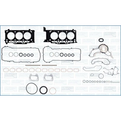 Abbildung von AJUSA MULTILAYER STEEL 50367600 Dichtungsvollsatz, Motor mit Zylinderkopfdichtung, Ventilschaftabdichtung