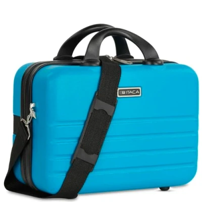 Abbildung von ITACA Kosmetikkoffer Hartschale Groß, Beautycase Damen, Trolley &amp; Handgepäck Koffer: Beauty Case Hartschale, Kosmetik Koffer, Kosmetiktasche Groß Ideal für Reisen!, Türkis