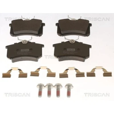 Abbildung von TRISCAN 8110 10544 Bremsbelagsatz nicht für Verschleißwarnanzeiger vorbereitet mit Zubehör FORD: Galaxy Mk1 MPV, VOLKSWAGEN: Polo V Hatchback, Golf 4