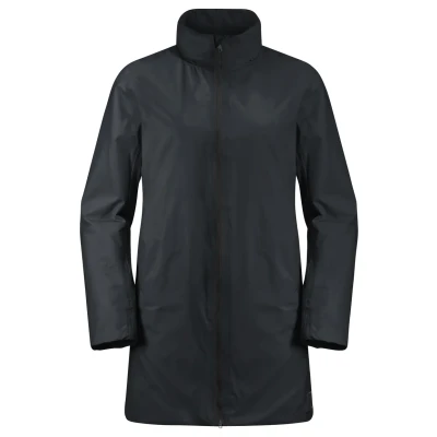 Abbildung von Jack Wolfskin Textor Regenjacke / wasserabweisende Jacke, Damen, Größe: Large, Phantom