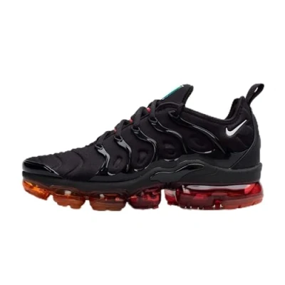 Abbildung von Nike Sportswear AIR Vapormax PLUS Sneaker low, Herren, Größe: 42, Black/light smoke grey/magma orange/university red Kunststoff/textil