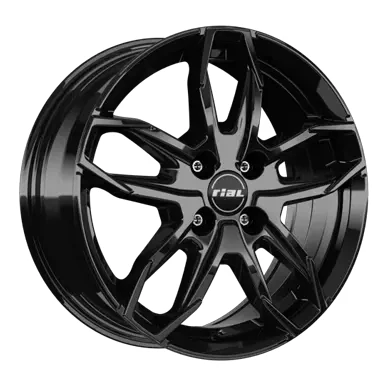 Abbildung von RIAL 4 loch 17Zoll 108mm Alufelge Lucca schwarz LUC65740A32 6 Felge