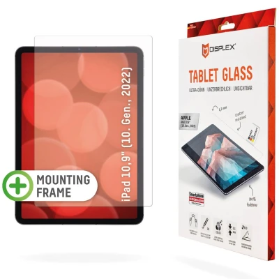 Abbildung von Apple iPad 10.9 (2022) Panzerglas Displex Tablet Glass Screenprotector Displayschutz aus Glas für das