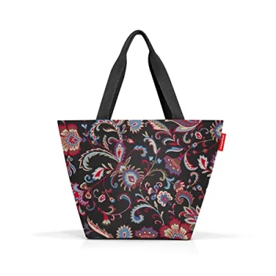 Abbildung von reisenthel shopper M paisley black Geräumige Shopping Bag und edle Handtasche in einem Aus wasserabweisendem Material