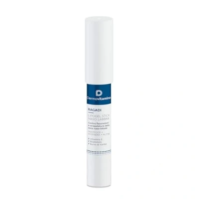 Abbildung von Dermovitamina Ragadi Nasen Lippen Stick für rissige und Nase regenerierender Lipogel spendet Feuchtigkeit pflegt die Haut im Nasolabialbereich, 3 ml