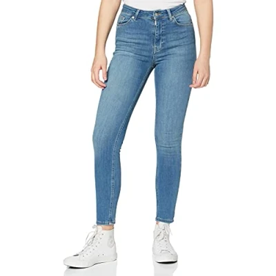 Abbildung von NA KD HIGH Waist Jeans Skinny Fit, Damen, Größe: 36, Mid blue