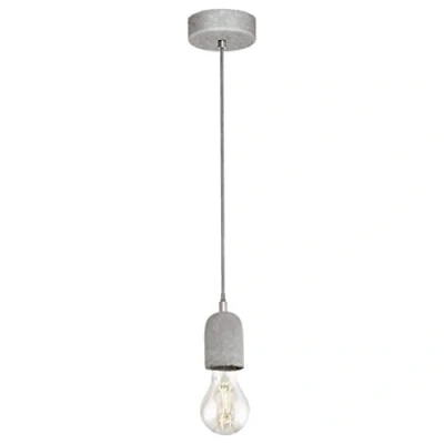 Abbildung von Eglo 95522 Hängeleuchte Silvares in grau Beton 1X40W H:110 Ø 11cm