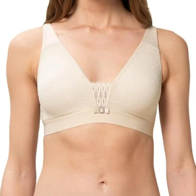 Abbildung von Triumph AURA Spotlight Triangel BH, Damen, Größe: 75C, Creamy dream