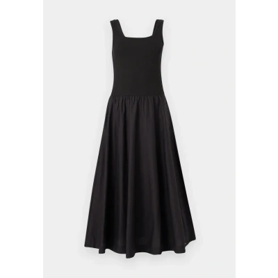 Abbildung von Tommy Hilfiger MIDI MIX Freizeitkleid, Damen, Größe: XXS, Black