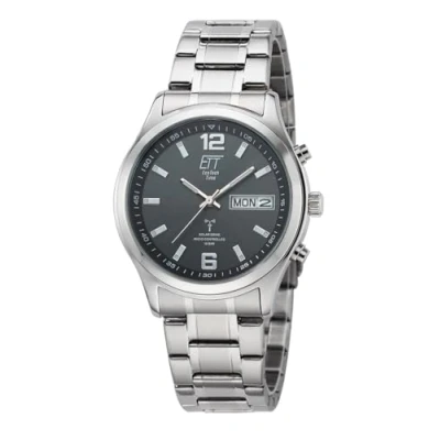Abbildung von ETT Eco Tech Time Funk Solar Herren Uhr Analog mit Edelstahl Armband EGS 11247 22M