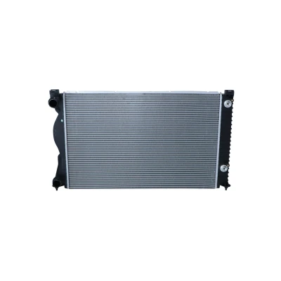 Abbildung von NRF 58234 Kühler, Motorkühlung Aluminium 677 448 32 mit Dichtring Kühlrippen gelötet AUDI: A6 C6 Saloon, Avant