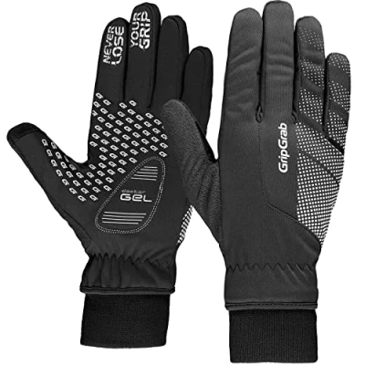 Abbildung von GripGrab Ride Winter Fahrradhandschuhe Winddichte Gefütterte Winterhandschuhe Fahrrad Thermo Radsporthandschuhe Lang