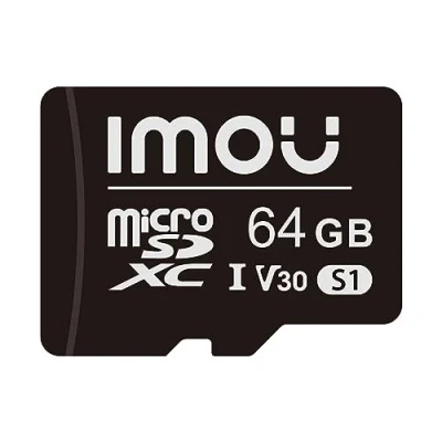 Abbildung von Imou Schnelle microSDXC Speicherkarte Full HD bis zu 95/25 MB/s UHS I SD Adapter für Smartphone, Tablet, Action Kamera, Drohne und Laptop 64 GB