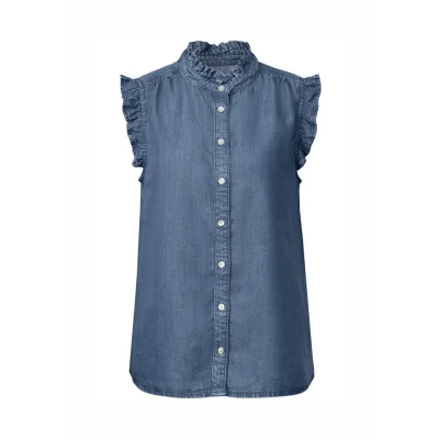 Abbildung von Street One Studio Hemdbluse, Damen, Größe: 42, Blau