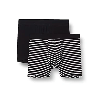 Abbildung von Schiesser Organic Cotton TEEN 2 PACK Panties für Kinder, Größe: 140, Black