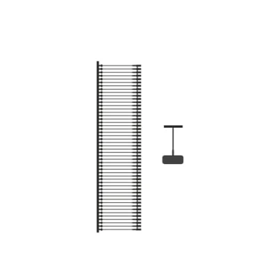 Abbildung von Heftfäden standard für Etikettierpistole Kunststofffäden Anschießpistole Tag Pins aus schwarzem Kunststoff (5.000 Stück schwarz, 15mm)