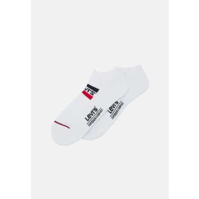 Abbildung von Levi&#039;s LOW CUT LOGO Unisex 2 PACK Socken, Größe: 39 42, white /