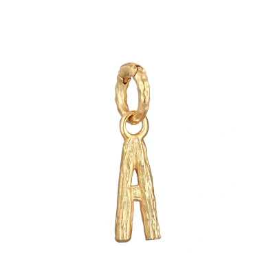 Abbildung von Elli Organic Letter A Anhänger goldcoloured, Damen, Größe: One Size, Gold coloured