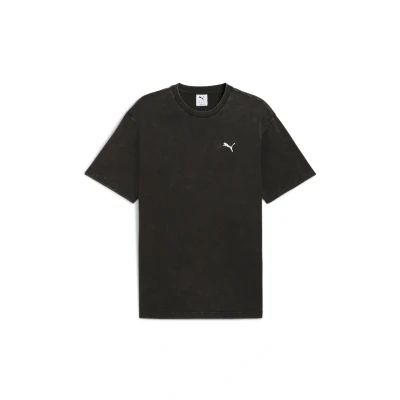 Abbildung von Puma Essentials Elevated Relaxed WASH Tshirt basic, Herren, Größe: Medium, Black