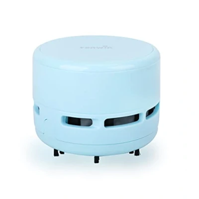 Abbildung von FineInno Mini Staubsauger,Tischstaubsauger,Mini Vacuum Cleaner,Tischsauger für Schreibtisch Gadgets,Blau