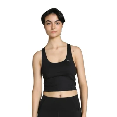 Abbildung von Puma Studio Foundation CROP TANK Top, Damen, Größe: Small, Black