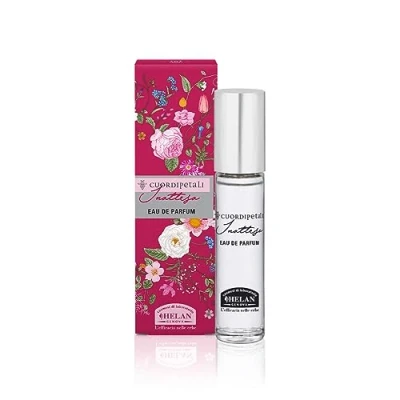 Abbildung von Helan, Cuor di Petali, Unerwartetes Damen Parfüm, Eau de Parfum, lebendige und exotische Noten mit Bergamotte, Safran, Cardamono würzig aus Elemi Sichuan Pfeffer, 10 ml, hergestellt in Italien