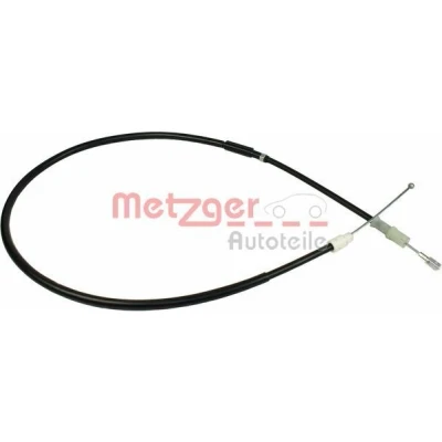 Abbildung von METZGER 10.9890 Handbremsseil hinten links, rechts 1666/1407 Scheibenbremse COFLE MERCEDES BENZ: Sprinter 3.5 T Van, Minibus