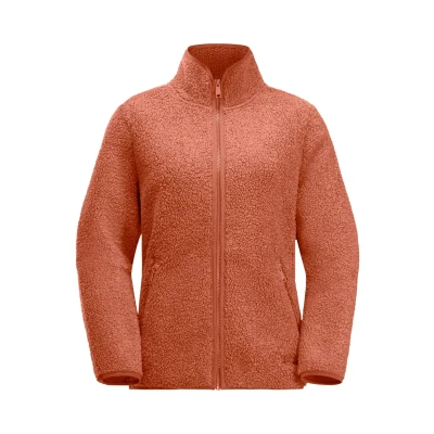 Abbildung von Jack Wolfskin HIGH CURL Fleecejacke, Damen, Größe: Small, Warm amber