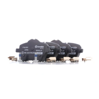 Abbildung von BREMBO P 06 051X Bremsbelagsatz für Verschleißwarnanzeiger vorbereitet ohne Zubehör MINI: Hatchback, Convertible, Clubman