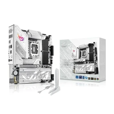 Abbildung von ASUS ROG Strix B860 G Gaming WiFi Mainboard Sockel Intel LGA 1851 (Intel B860, mATX, DDR5 Speicher, PCIe 5.0, 7, 3X 4.0 M.2, Aura Sync)
