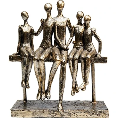 Abbildung von Kare Design Deko Figur Sitting Break, Accessoire, Atrikelhöhe 24cm, Gold