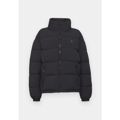 Abbildung von Tommy Jeans Essential Puffer Winterjacke, Damen, Größe: 6XL, Black