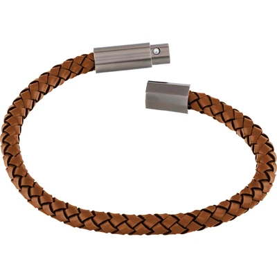 Abbildung von Calvin Klein Industrial Facets Armband, Herren, Größe: One Size, Brown